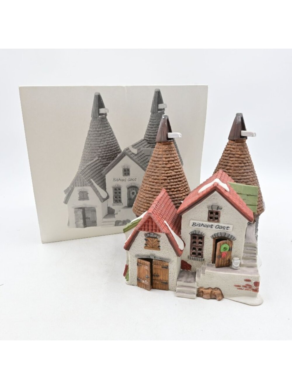 Department 56 Bishops Oast House Dickens Christmas Village Lighted Building Box